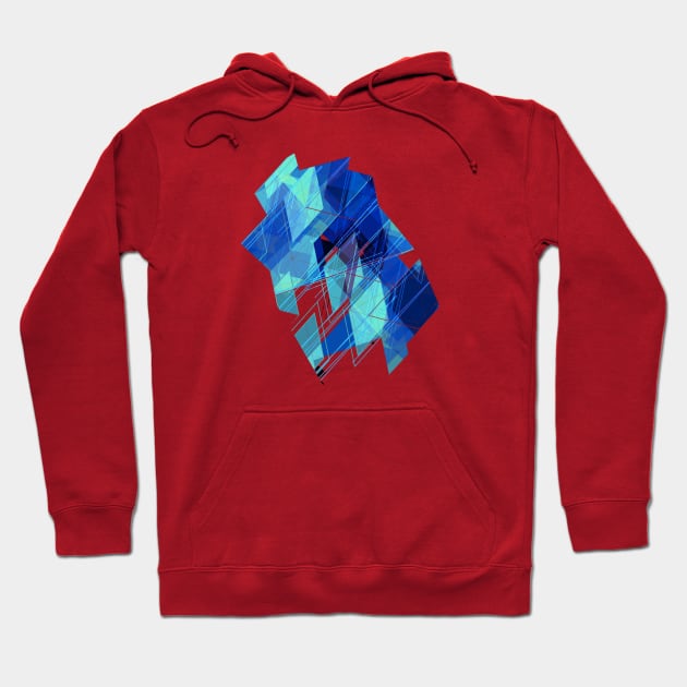 Colliding Grids Hoodie by omstudio